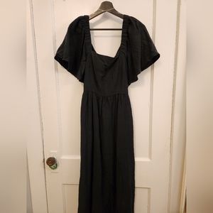 Black maxi dress